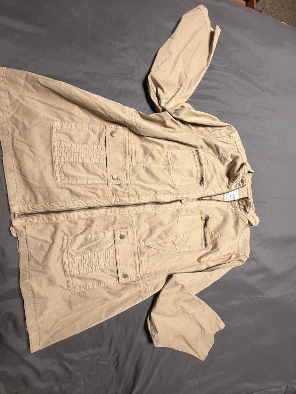 Sonoma Goods for Life Women's Tan and Khaki Jacket